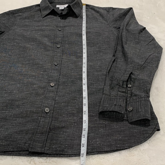 Calvin Klein Button Down Long Sleeves Shirt • Size M - Picture 7 of 7